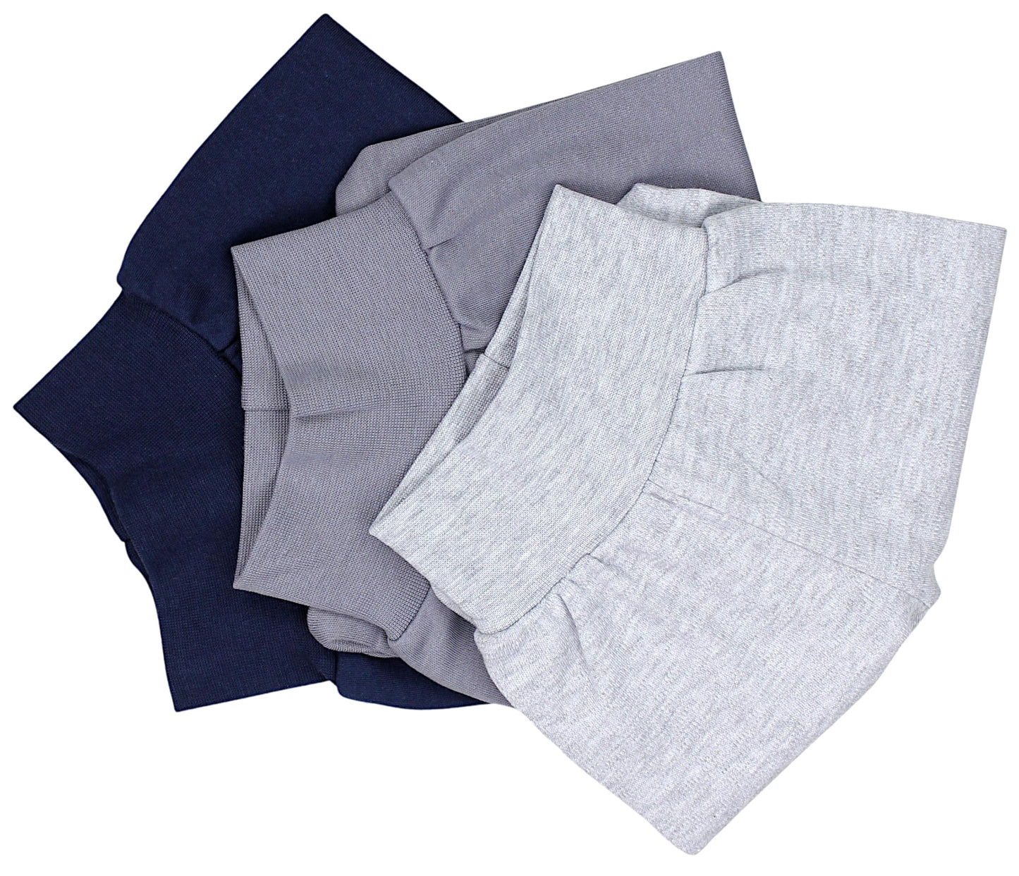 TupTam Pumphose Baby Jungen mit Fuß 3er Pack – Weiche Baby Hose aus Baumwolle mit Komfortbund