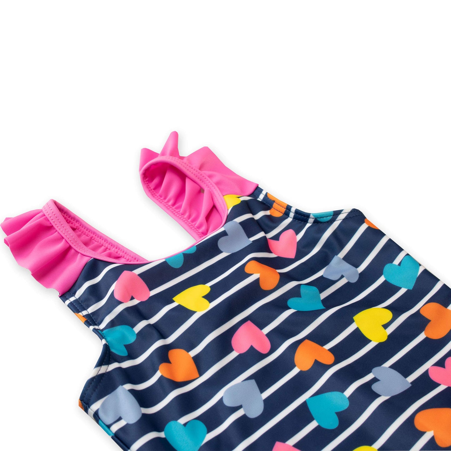Harry Bear Girls' Swimming Costume Heart