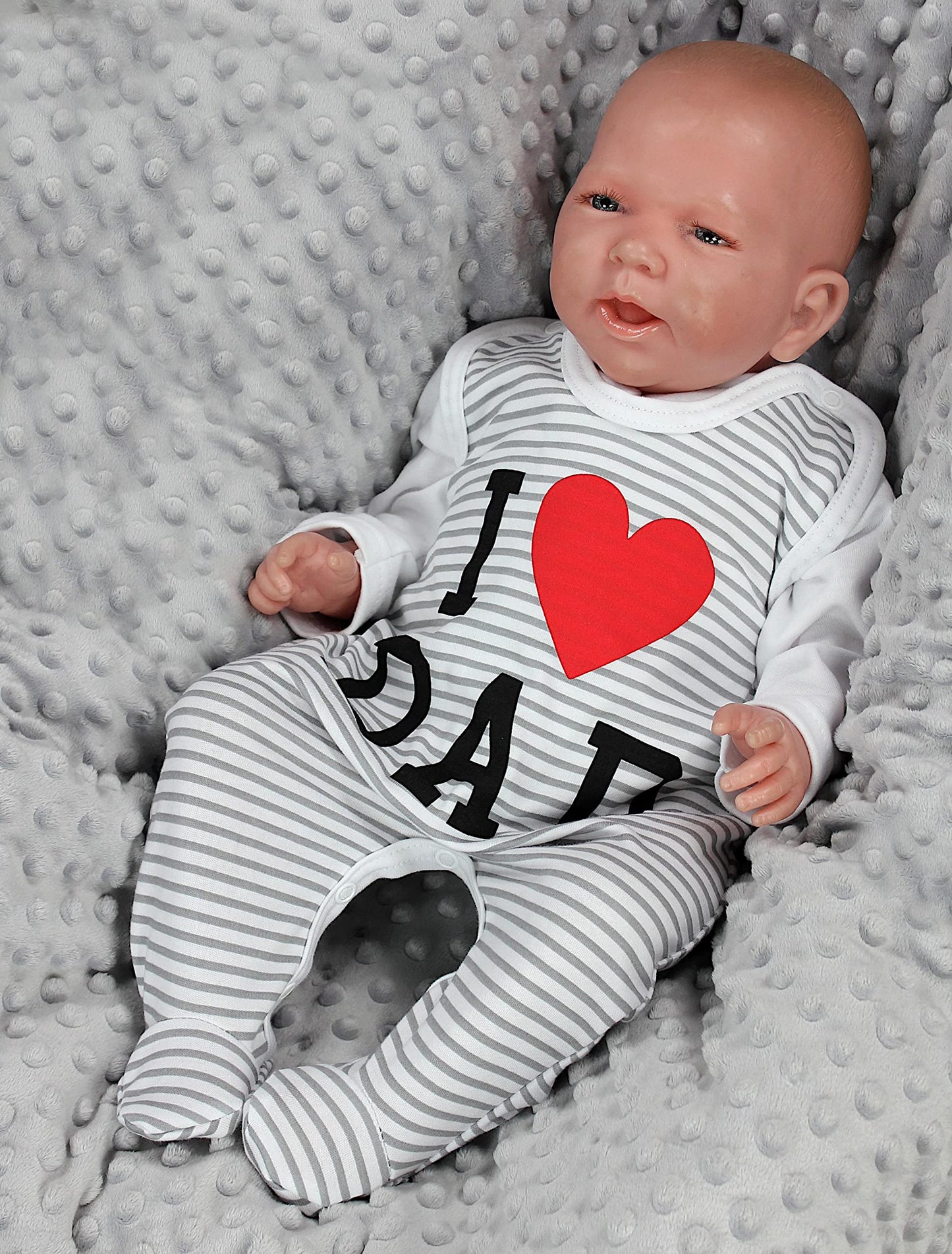 TupTam Unisex Baby Strampler Set Spruch Mamas & Papas Schatz