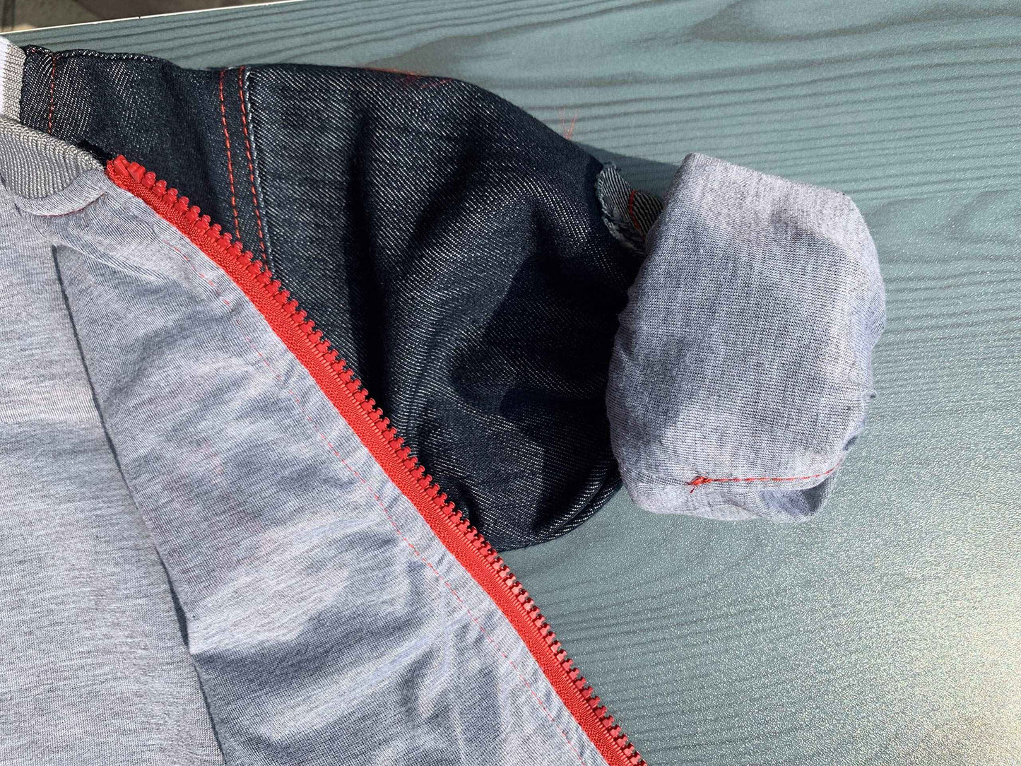 Yao 1T-5T Kleinkind Jungen Kleidung, Herbst Baby Boy 3-teiliges Bekleidungsset, Denim-Weste Baumwolle Hoodies Jeans für Kinder
