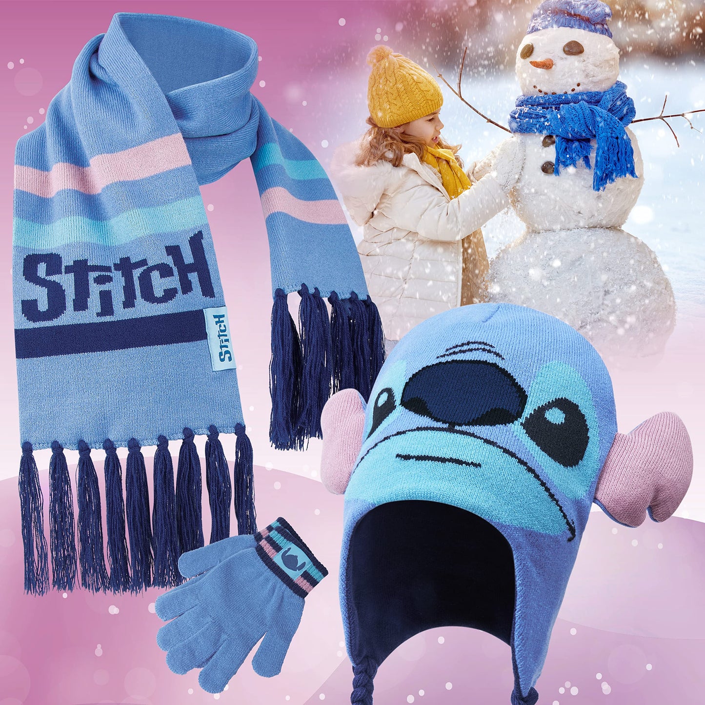 Disney The Nightmare Before Christmas Girls' Winter Accessory Set - Gifts Girls