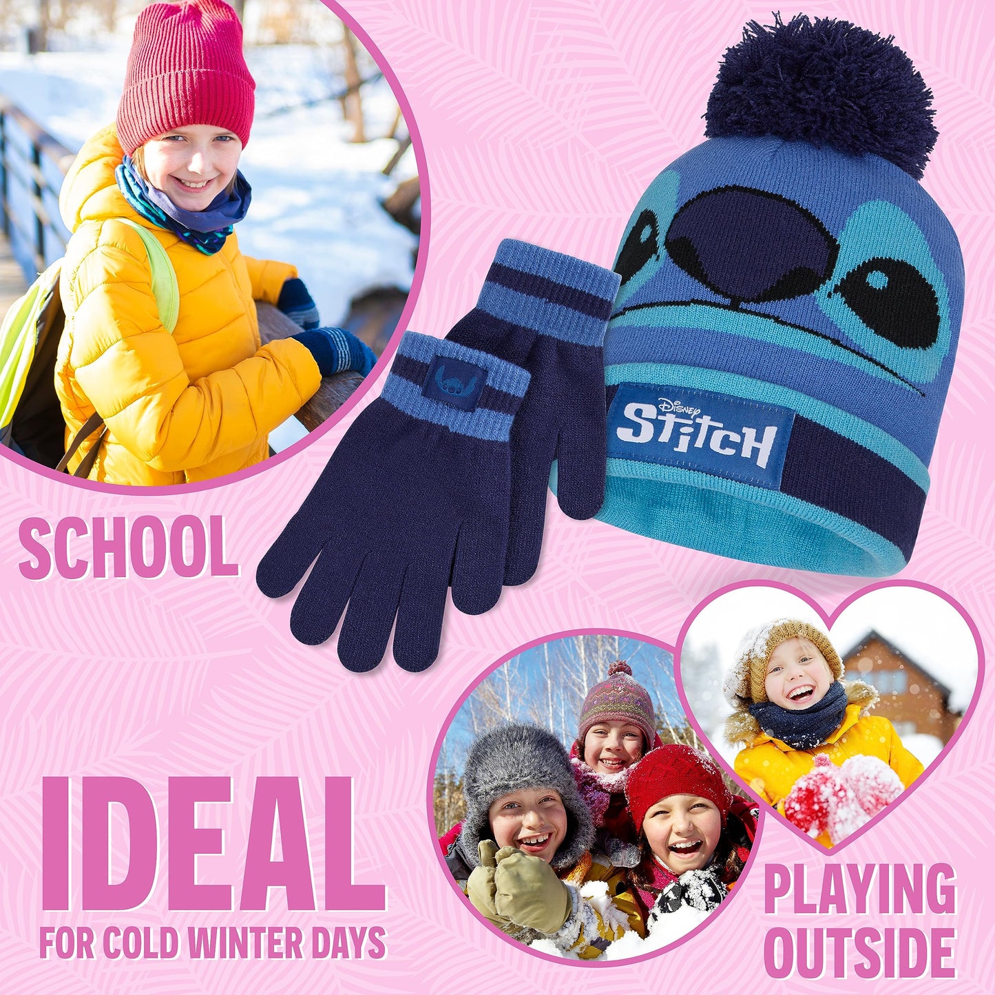 Disney The Nightmare Before Christmas Girls' Winter Accessory Set - Gifts Girls