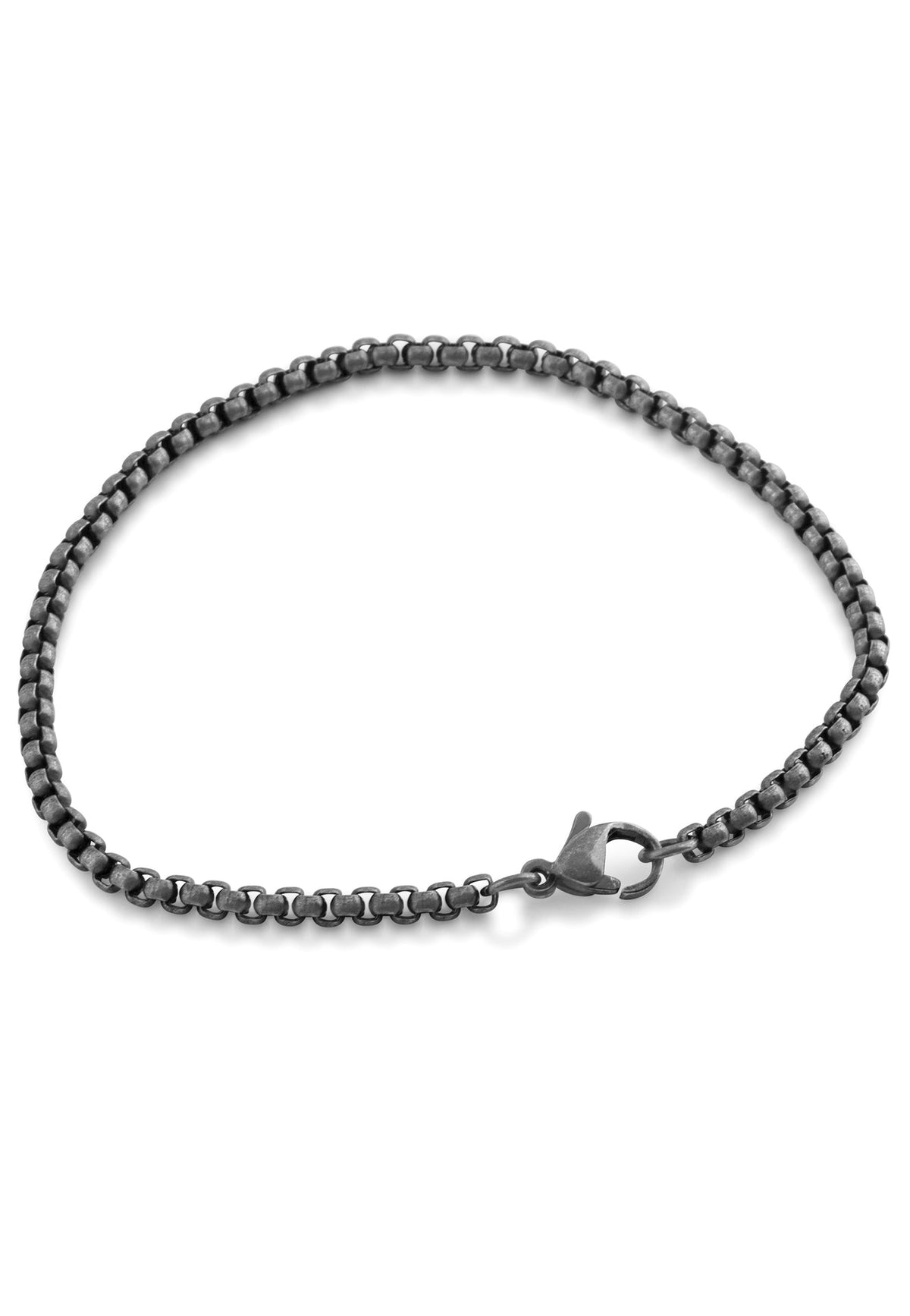 Bacas Chain Link Bracelet Antique Silver