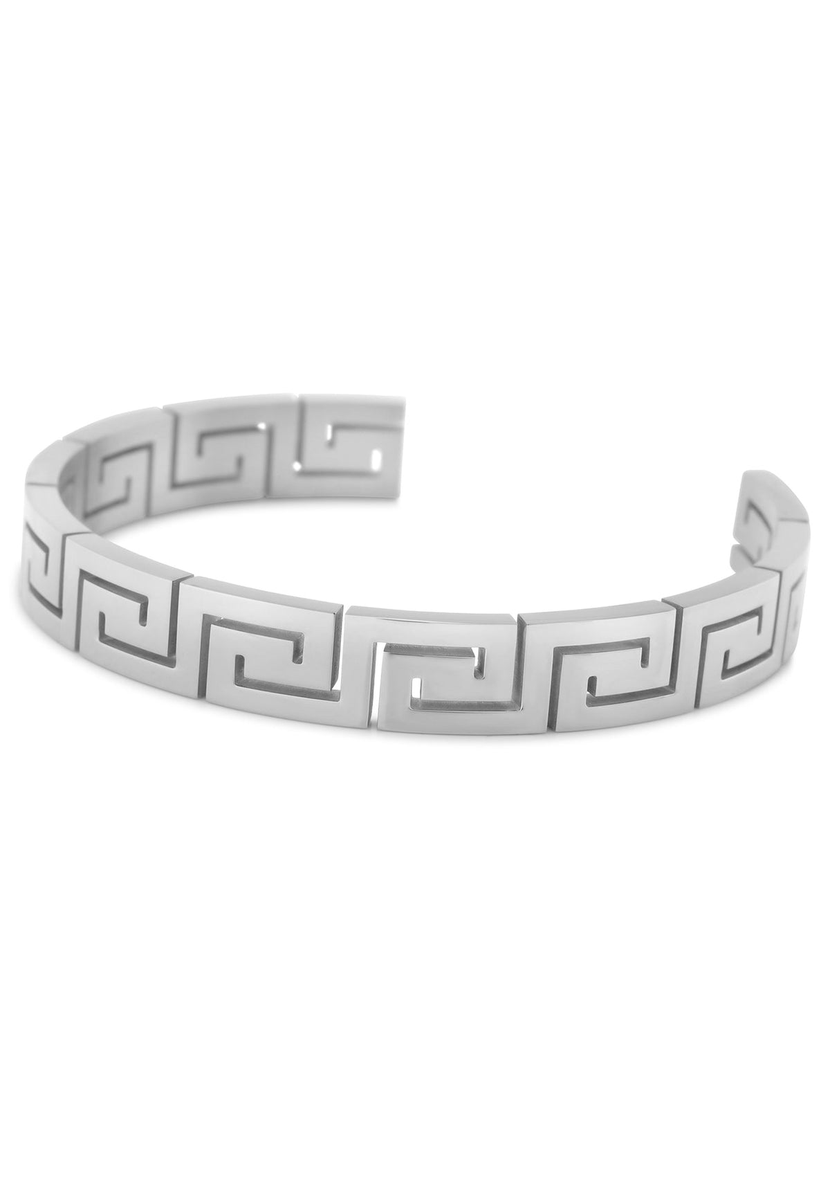 Argius Meander Bangle - Silver