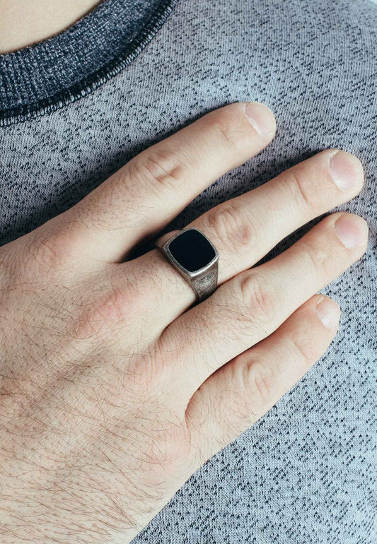 Opul Ring Antique Silver