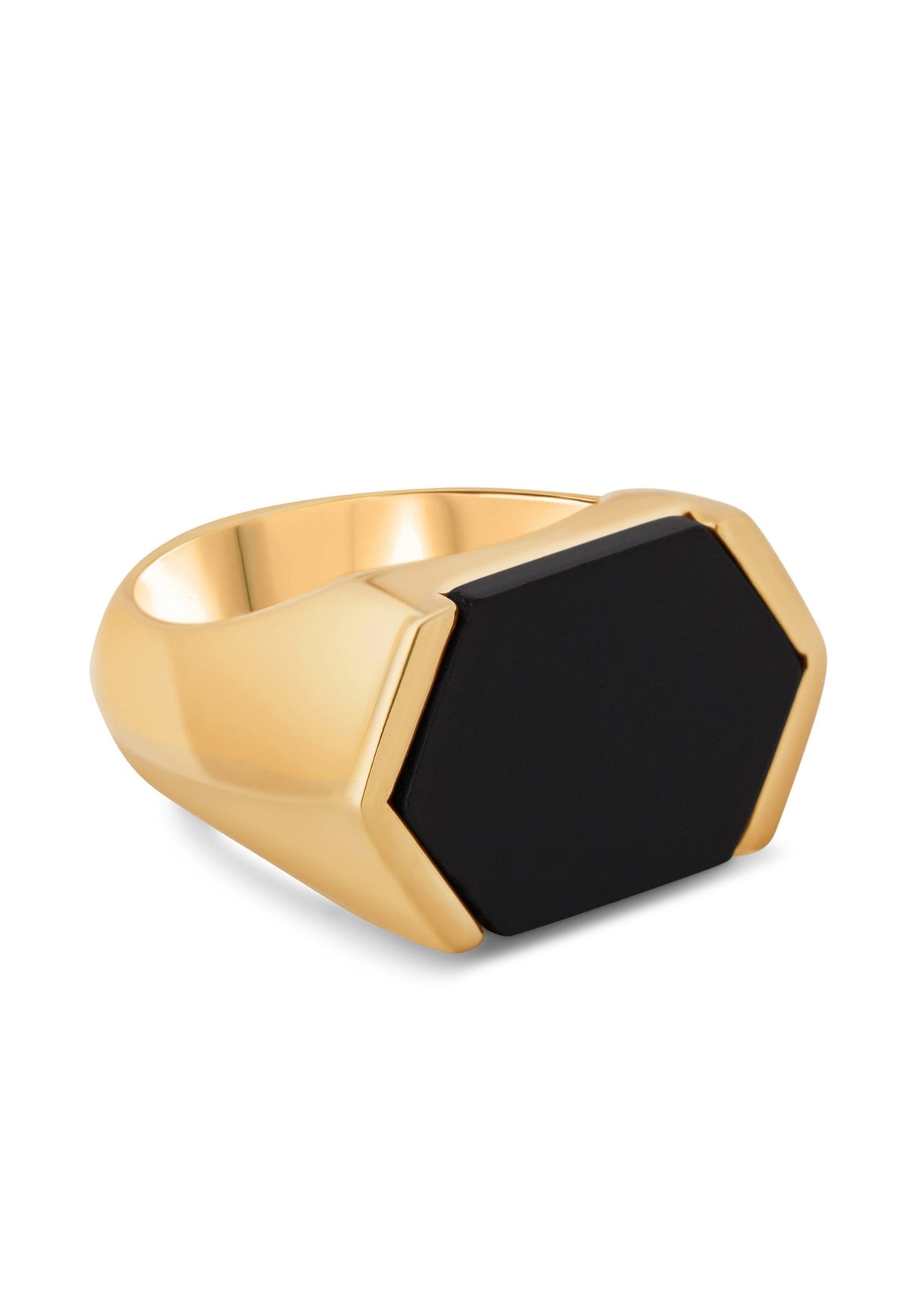 Abyss Ring Gold - Black