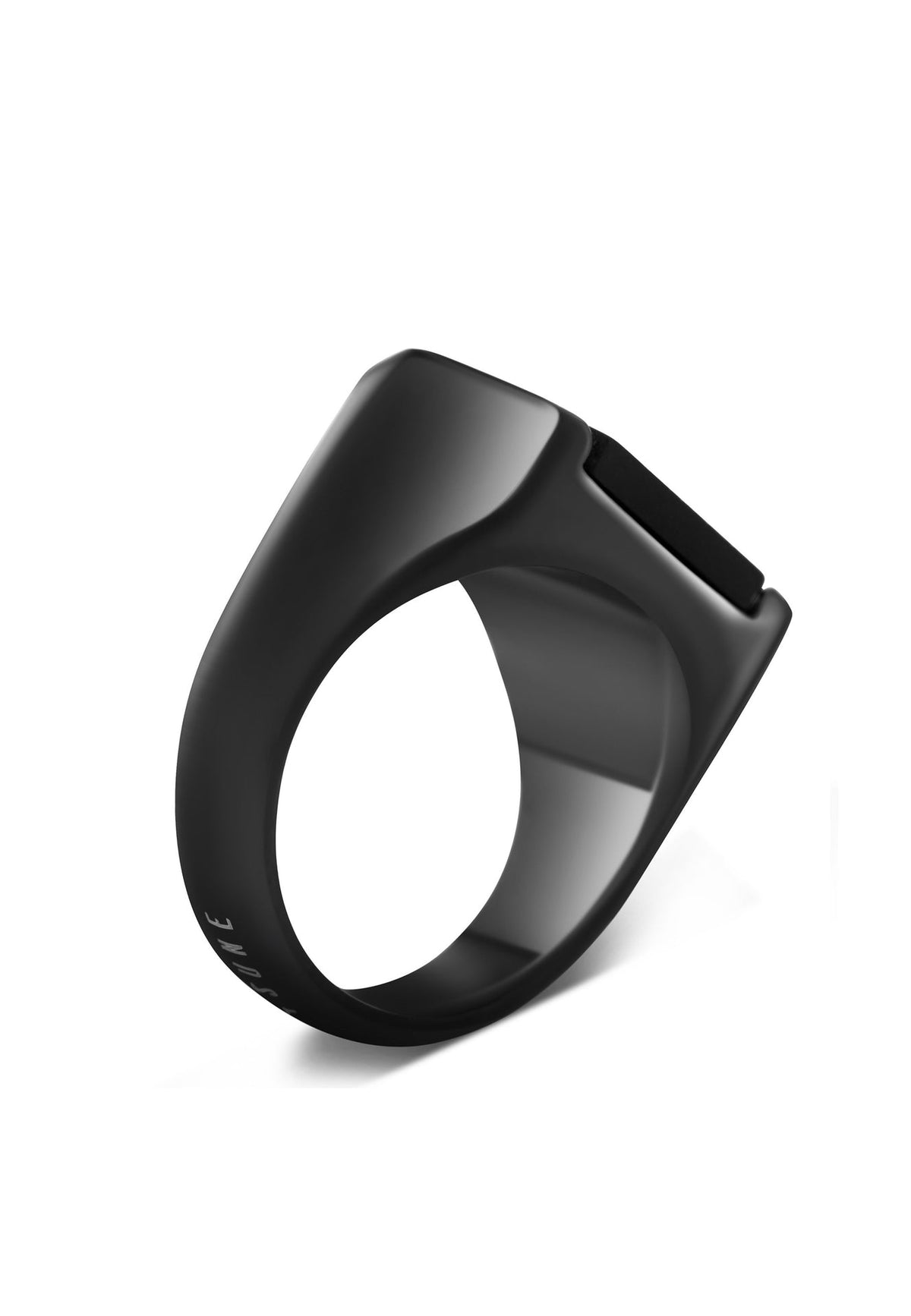 Abyss Ring Matte Black - Black