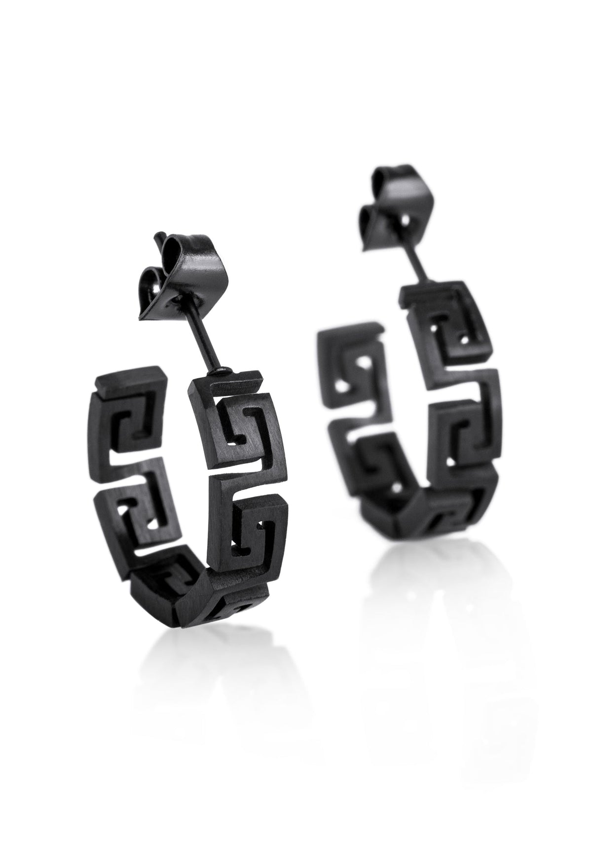 Argius Earrings Matte Black