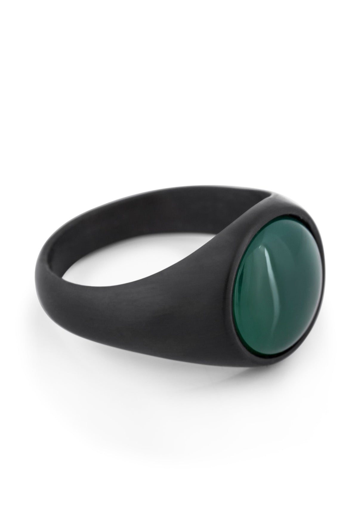 Coruscent Ring Black-Jade