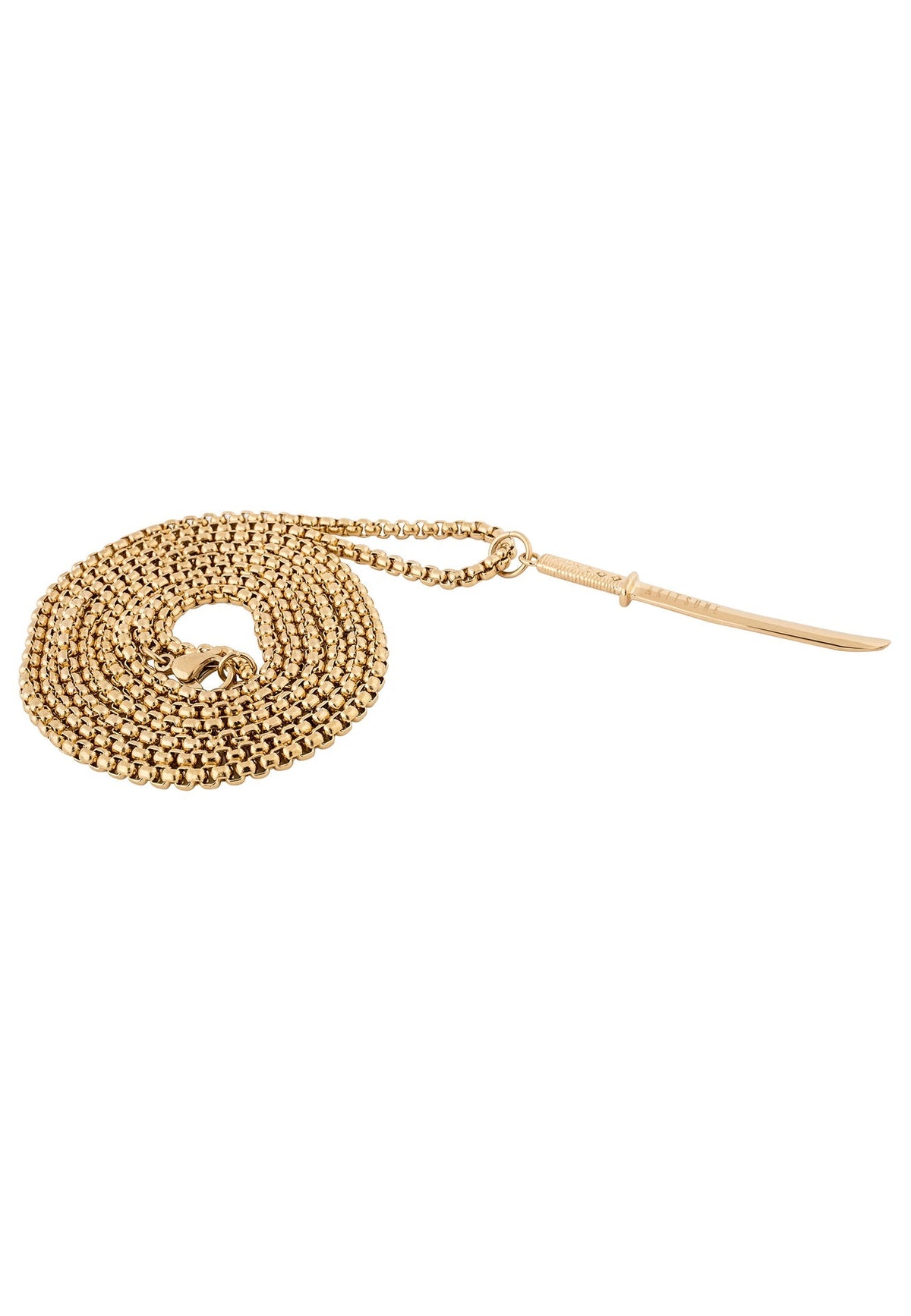 Gladius Pendant / Necklace Gold 90 cm