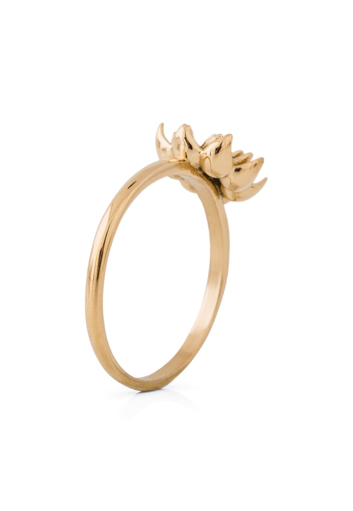 Lotus Ring Gold