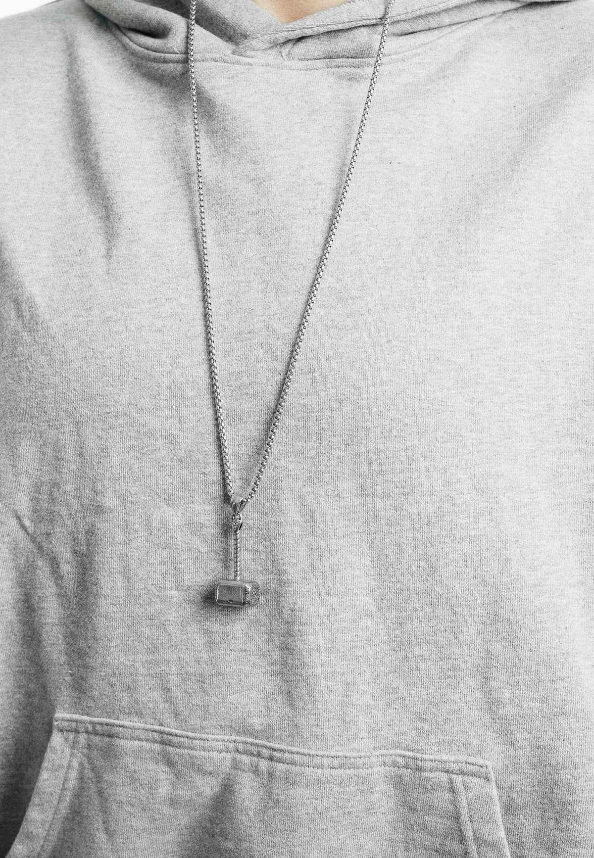 Malleum Pendant / Necklace Silver - 90cm