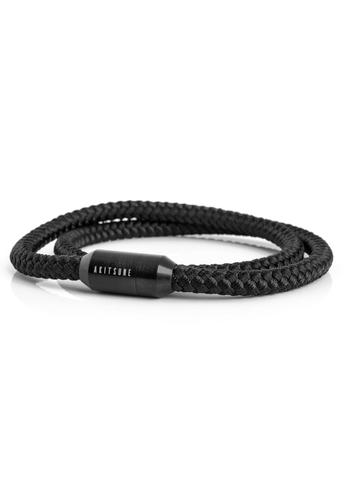 Mare Nylon Bracelet Matte Black - Black