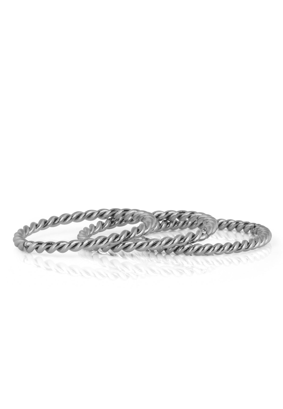 Mare Ring Silver - Set of 3