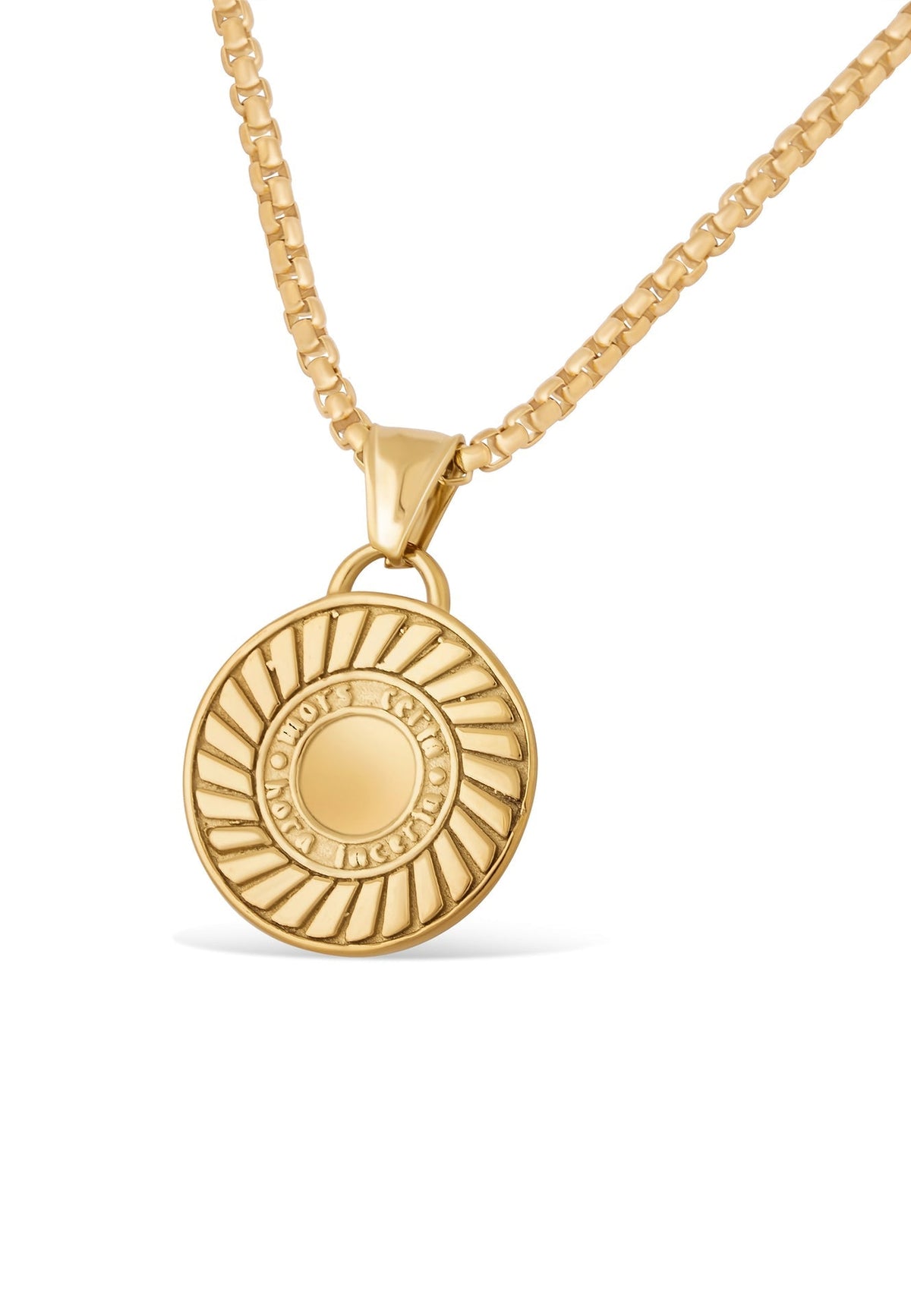Mortis Pendant / Necklace Gold 70 cm