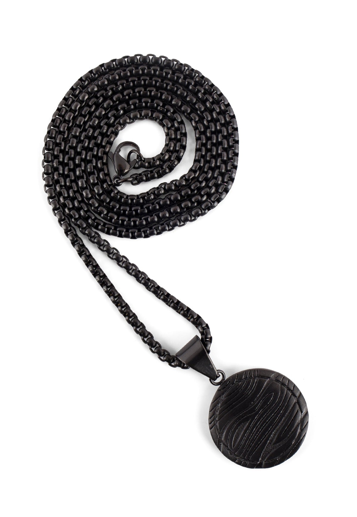 Orbis Pendant / Necklace Matte Black 70 cm