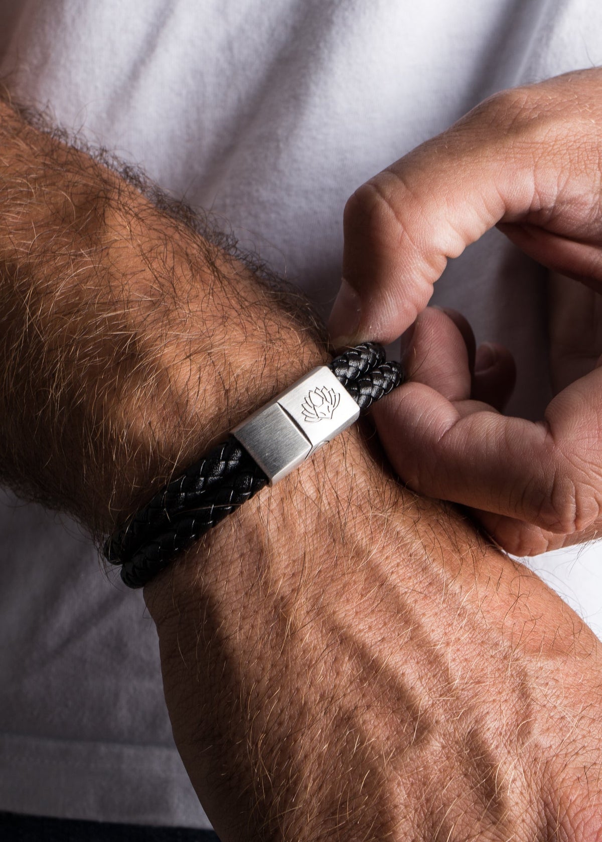 Simplicitas Bracelet Silver - Black