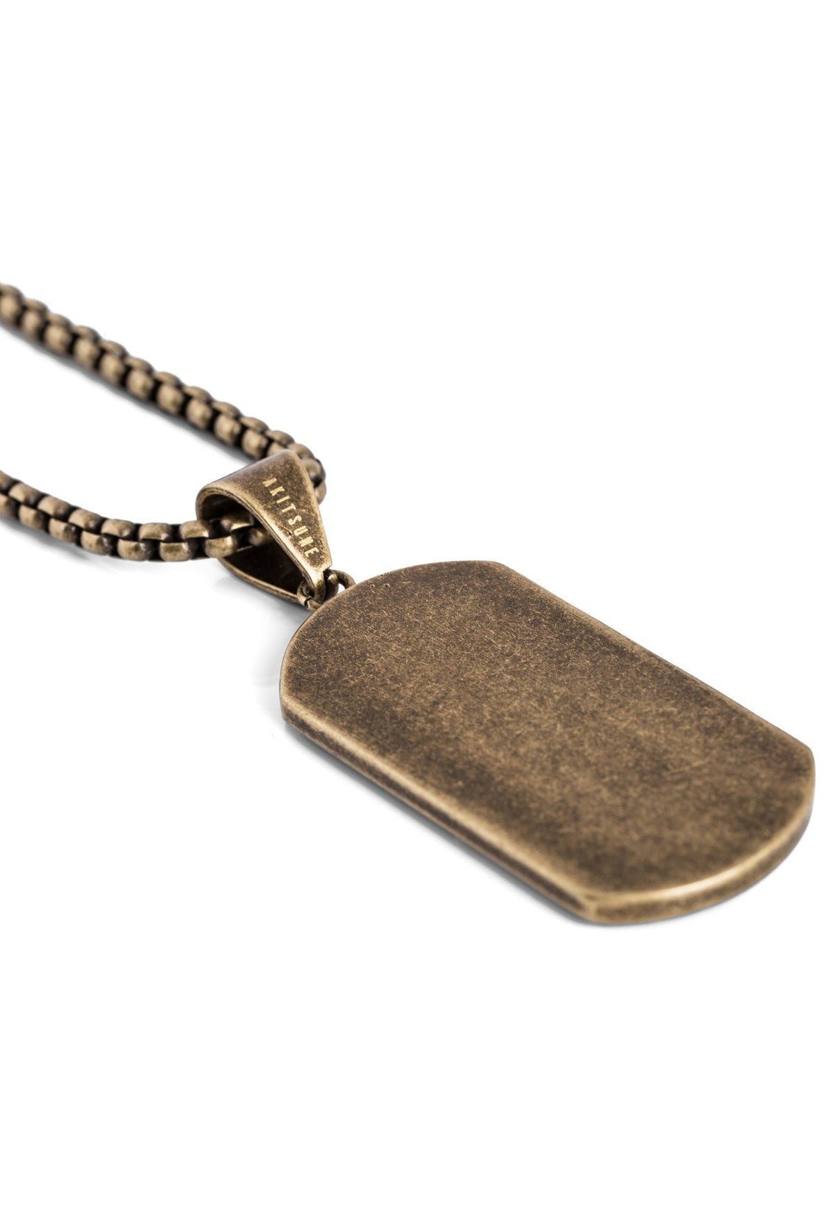 Terra Pendant / Necklace Brass 70 cm