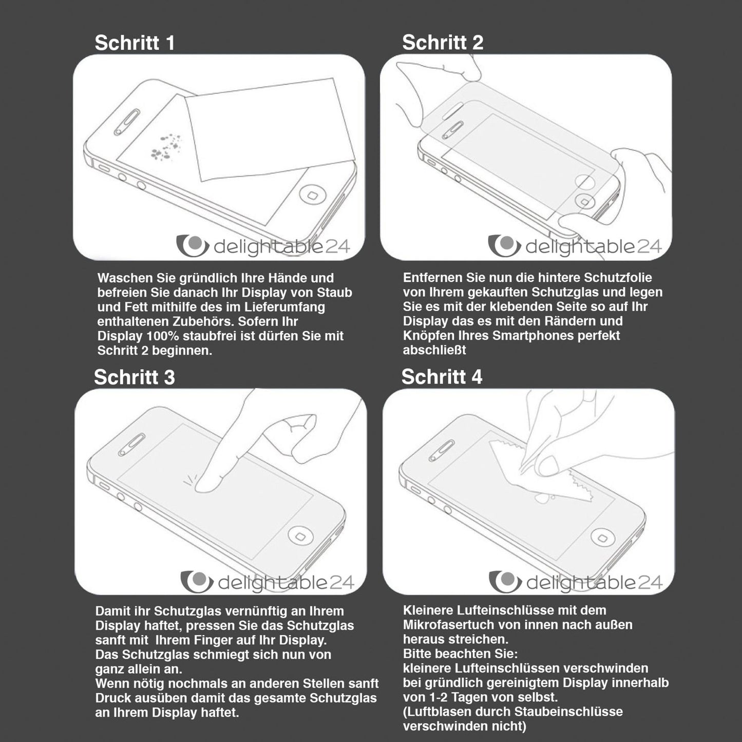 NALIA Schutzglas kompatibel mit Huawei P8 Lite, Full-Cover Displayschutz Handy-Folie, 9H Härte Glas-Schutzfolie Bildschirm-Abdeckung Schutz-Film Phone HD Screen Protector Tempered Glass - Transparent