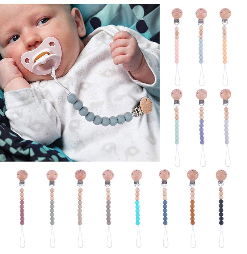 Baby Anti-drop Schnullerkette Silikon - Meloni2