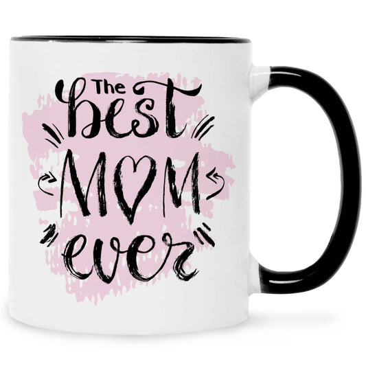 Bedruckte Tasse mit Spruch The best Mom ever