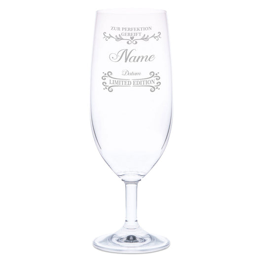 Leonardo Bierglas mit Gravur "Zur Perfektion gereift"