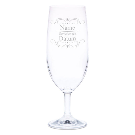 Leonardo Bierglas mit Gravur "Biergenießer"