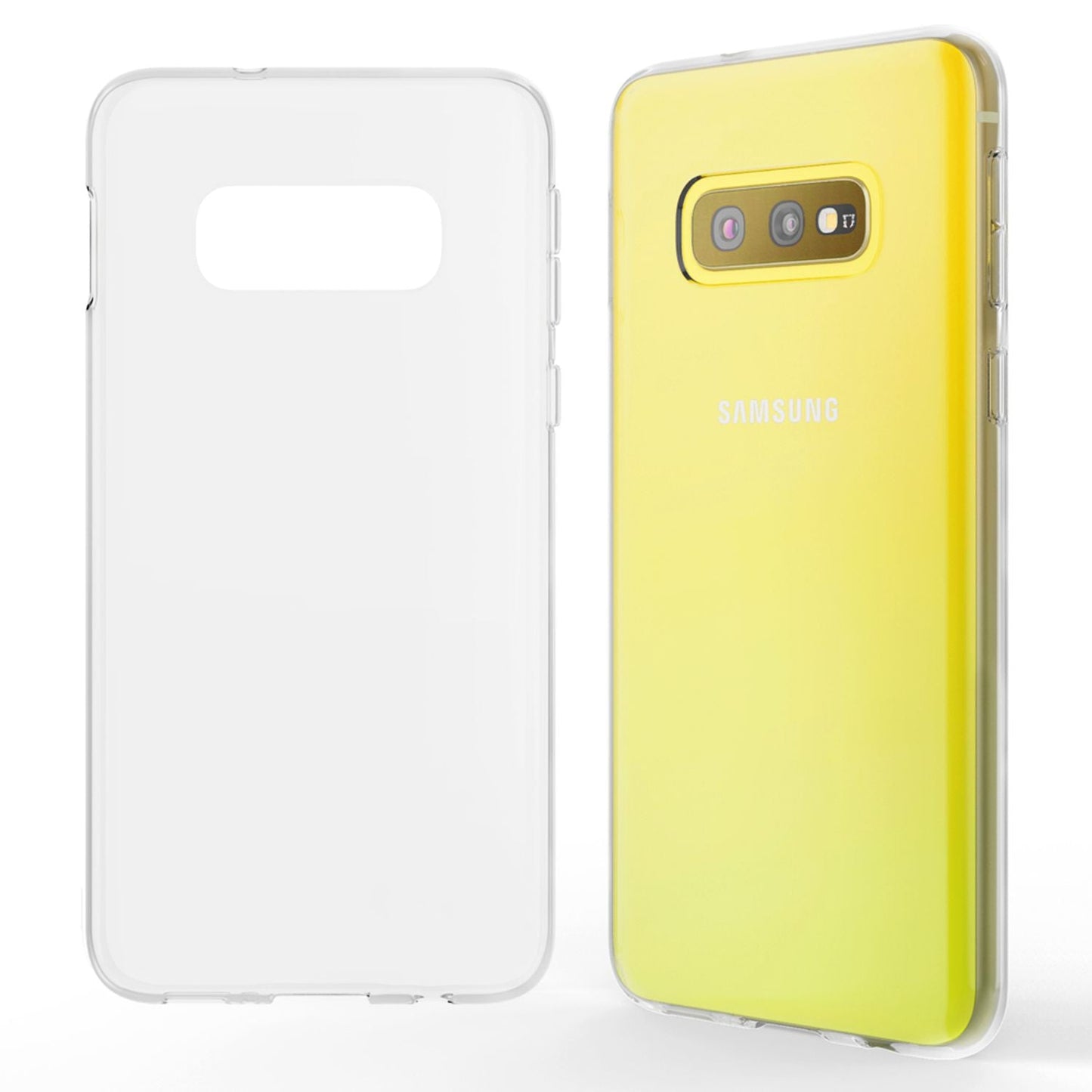NALIA Transparente Silikonhülle für Samsung Galaxy S10e – Anti-Gelb & Rutschfest – GLAZE (Handyhülle Kristallklar, Schlank & Stoßfest) – Marke aus Berlin