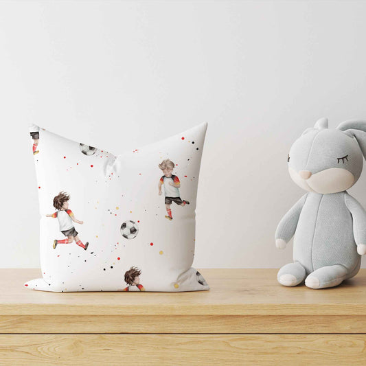 "Fussball" Premium Kinder Dekokissen