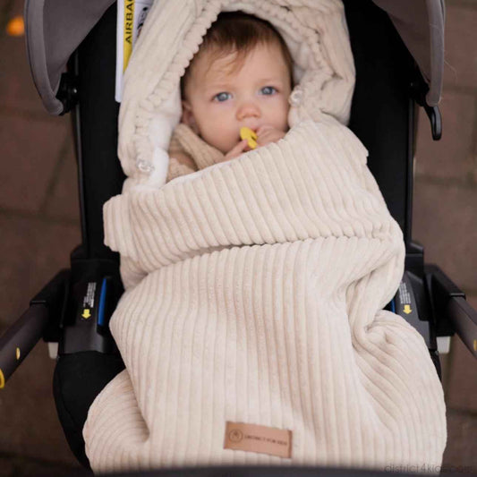 Winterfußsack Cord – warm & stylisch für Kinderwagen & Autoschale