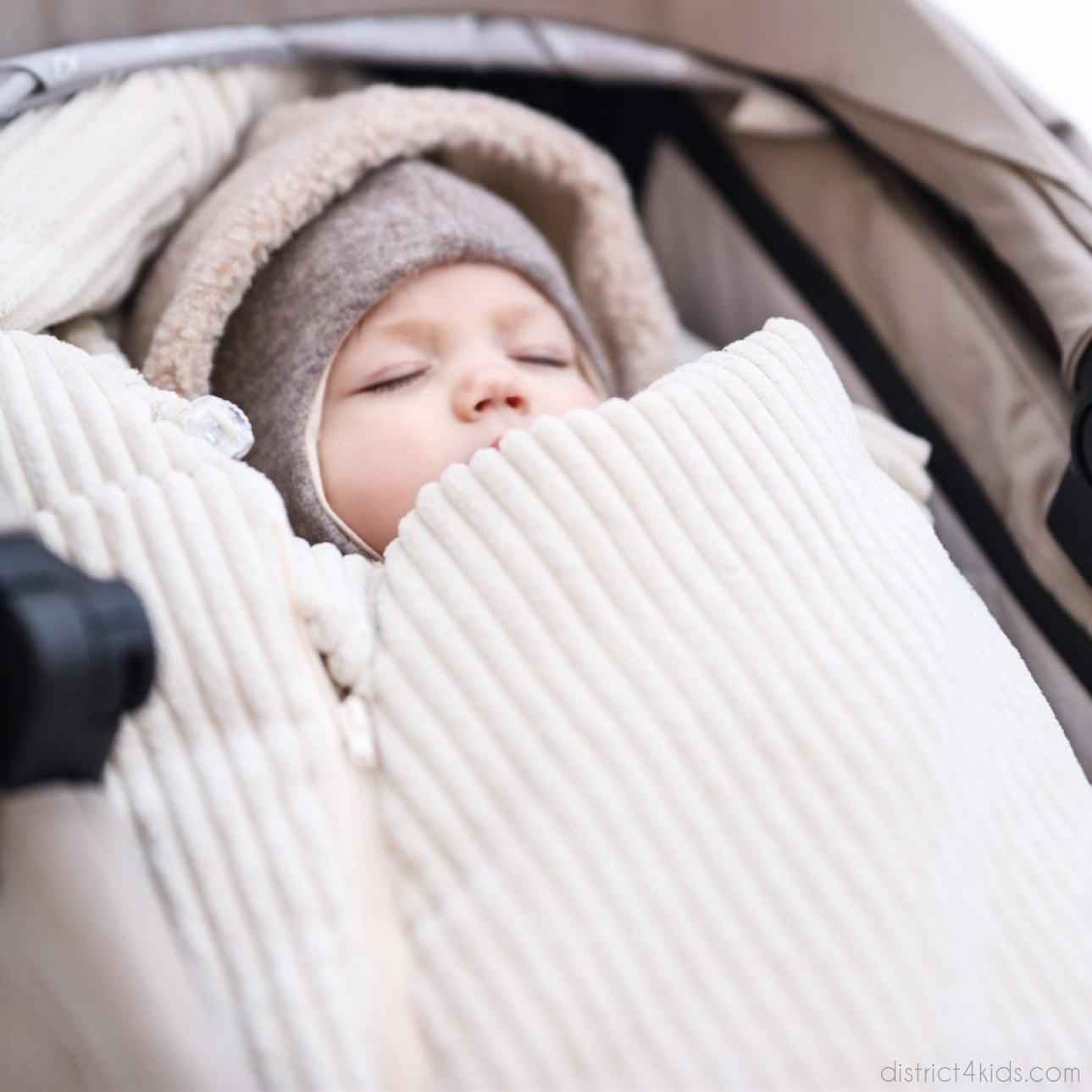 Winterfußsack Cord – warm & stylisch für Kinderwagen & Autoschale