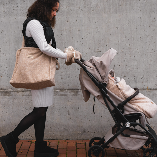 Handschuhe Boucle Teddystoff Kinderwagen - warm & nachhaltig