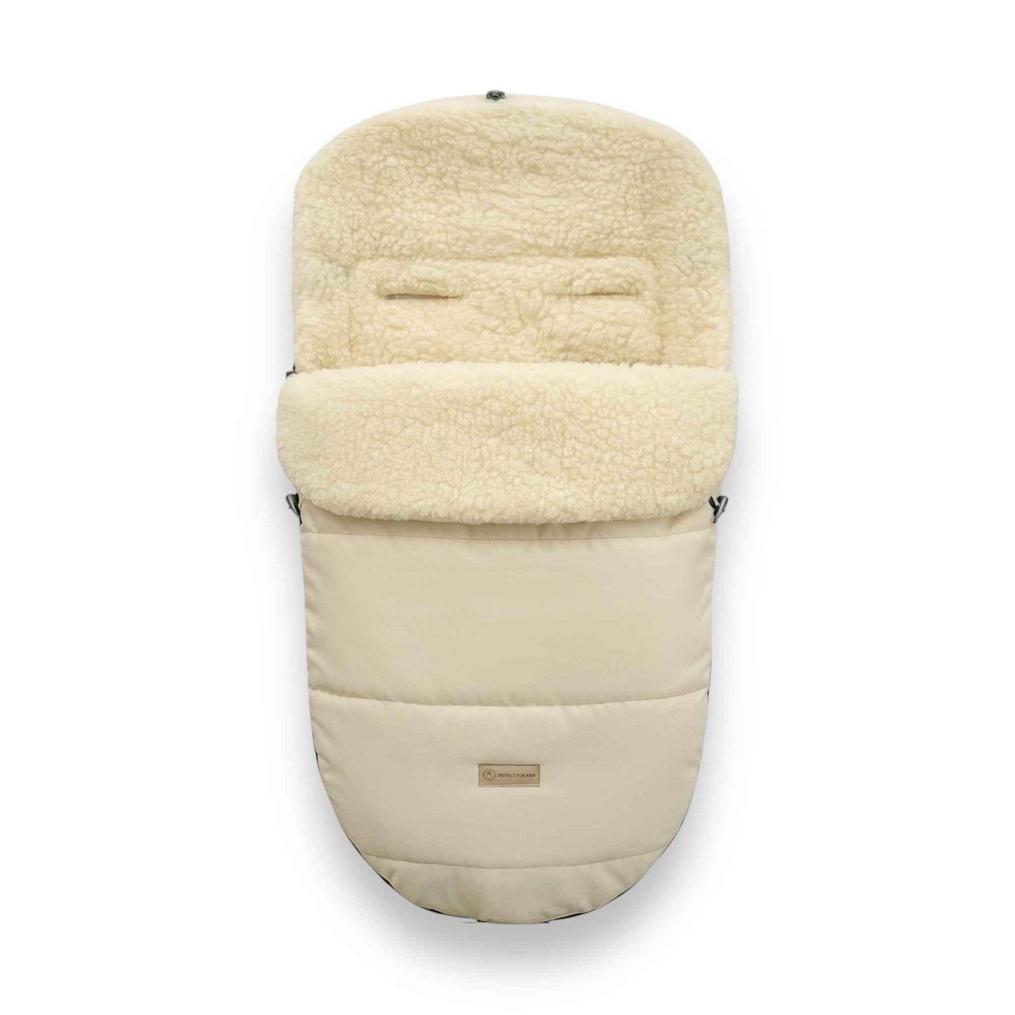 Winterfußsack wasserabweisend Innenfutter aus Merinowolle - Kinderwagen