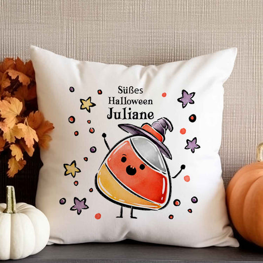 Bedrucktes Kissen "Happy Halloween" in versch. Designs