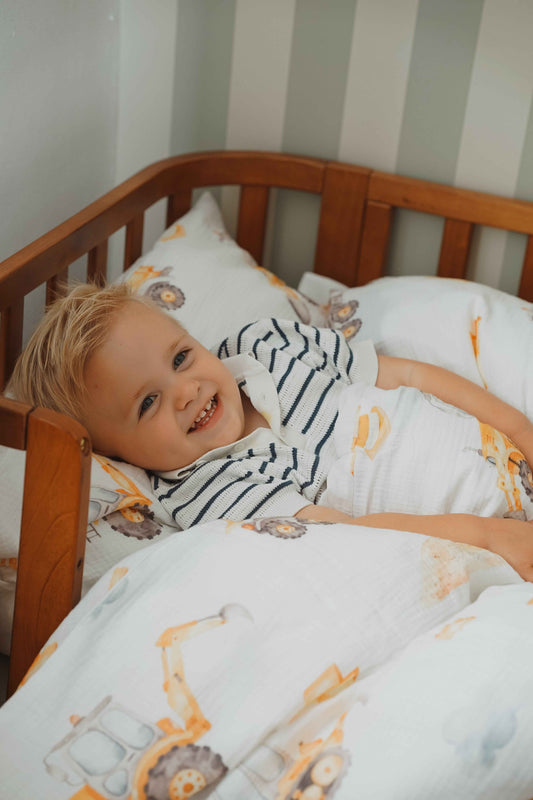 “Baustelle” Premium Kinderbettwäsche