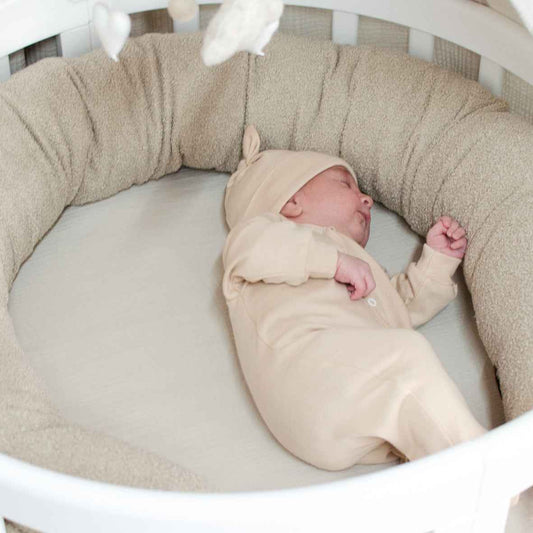 Bettschlange einsträngig Teddystoff Boucle – Schutz & Vielseitig