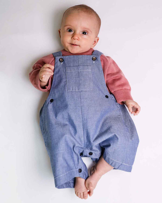 Baby Denim Playsuit-1