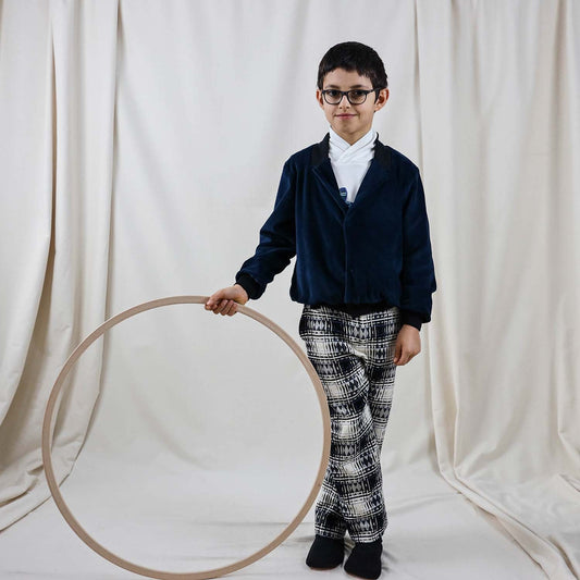 Tartan Cotton Weekend Pants-1