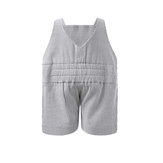 Stripe Bib Overalls-1