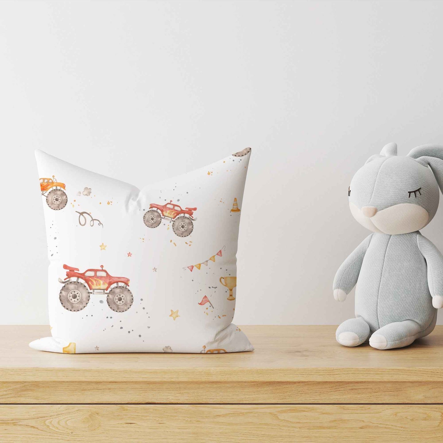 "Monstertrucks" Premium Dekokissen