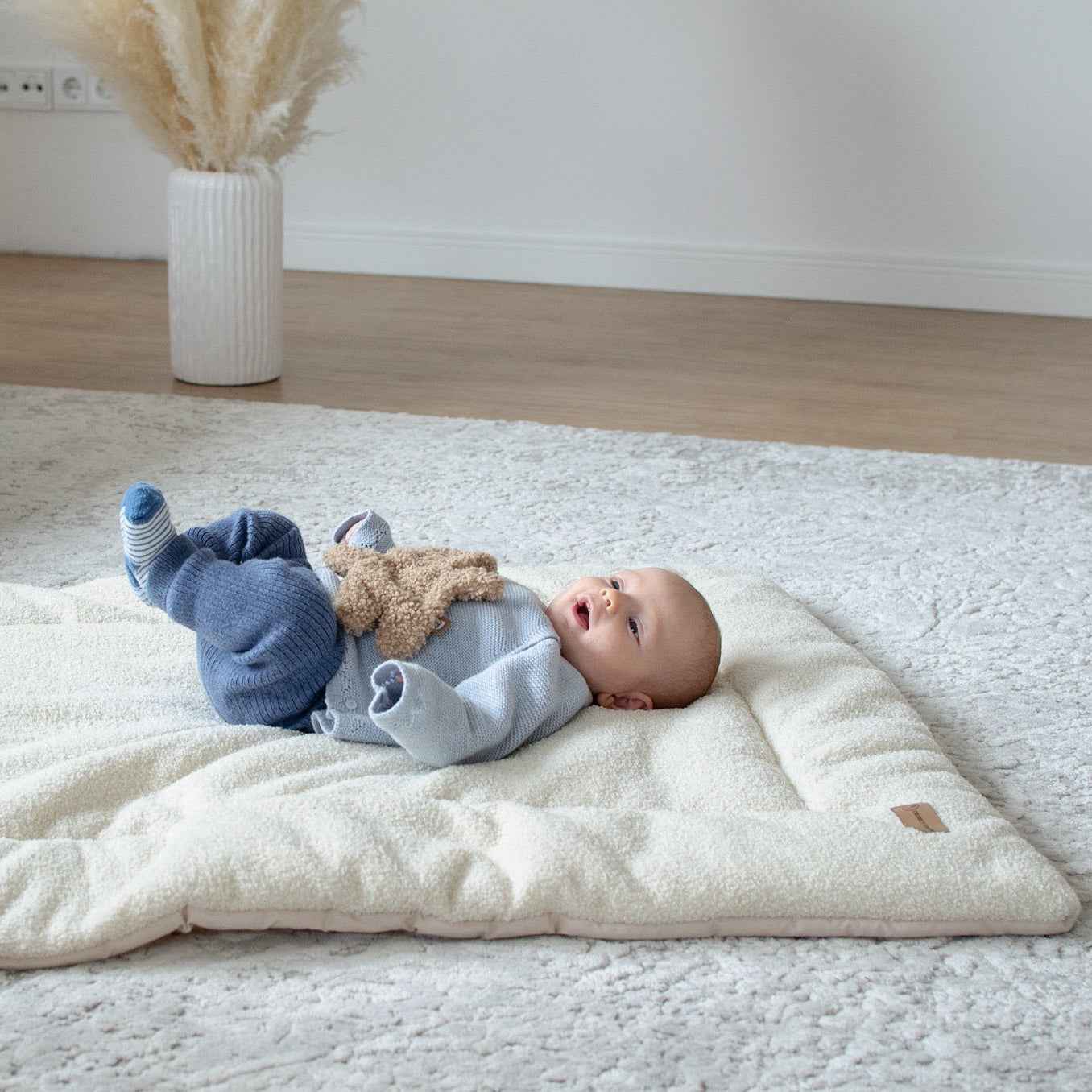 Krabbeldecke Teddy Boucle - modern & kuschelig