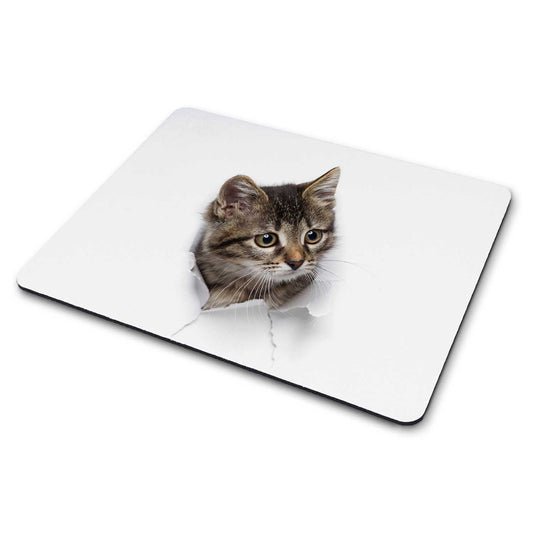 Bedrucktes Mousepad im Katzen Design