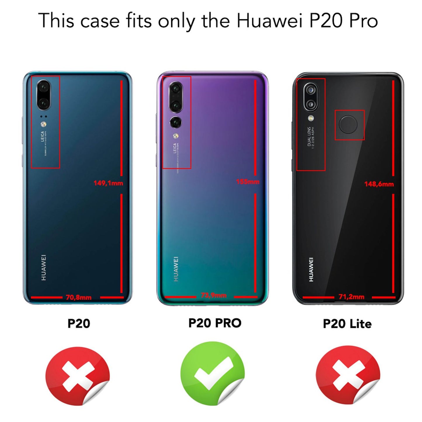 NALIA 360° Hülle für Huawei P20 Pro – Vorne & Hinten Schutz – 360GUARD (Full-Body Case) – Marke aus Berlin