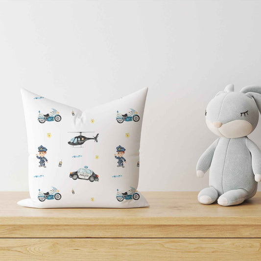 "Polizei" Premium Kinder Dekokissen