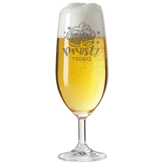 Leonardo Bierglas mit Gravur "Prost Bier" mit Namen