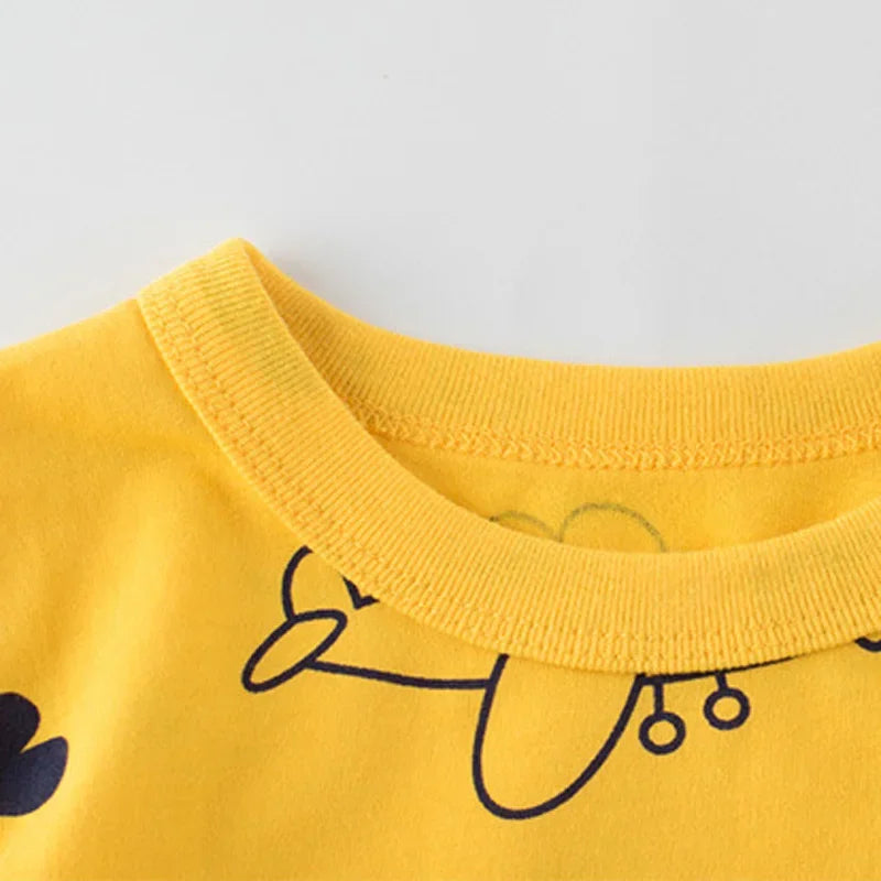 Kinder T-Shirt für Jungen Mädchen Kinder Shirts Baby Kurzarm - Meloni2