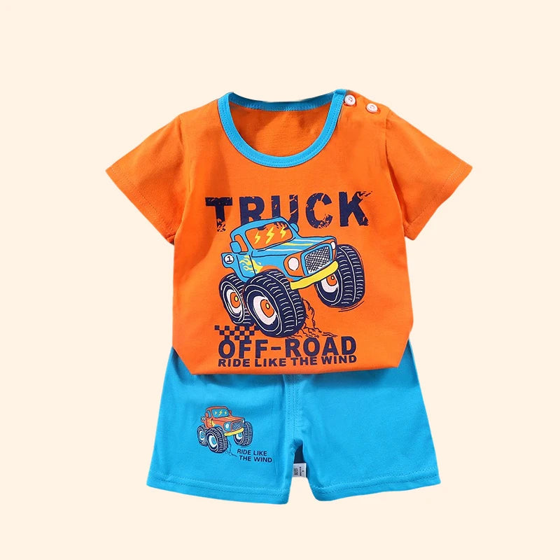 Outfit T-Shirt mit Hose für Jungs und Mädchen - Meloni2