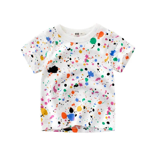 Kinder T-Shirt für Jungen Mädchen Kinder Shirts Baby Kurzarm - Meloni2