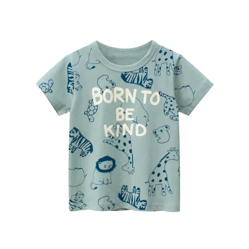 Kinder T-Shirt für Jungen Mädchen Kinder Shirts Baby Kurzarm - Meloni2