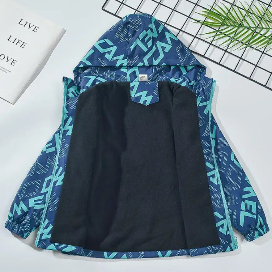 Outdoor Jacke für Jungs Wasserfest - Meloni2